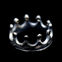 CROWN RING BLACK - Rock and Jewel