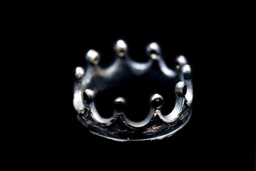 CROWN RING BLACK - Rock and Jewel