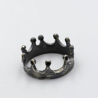 CROWN RING BLACK - Rock and Jewel