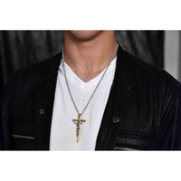 CRUCIFIED SKELETON SKULL CROSS - Rock and Jewel