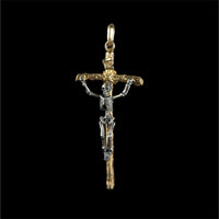 CRUCIFIED SKELETON SKULL CROSS - Rock and Jewel