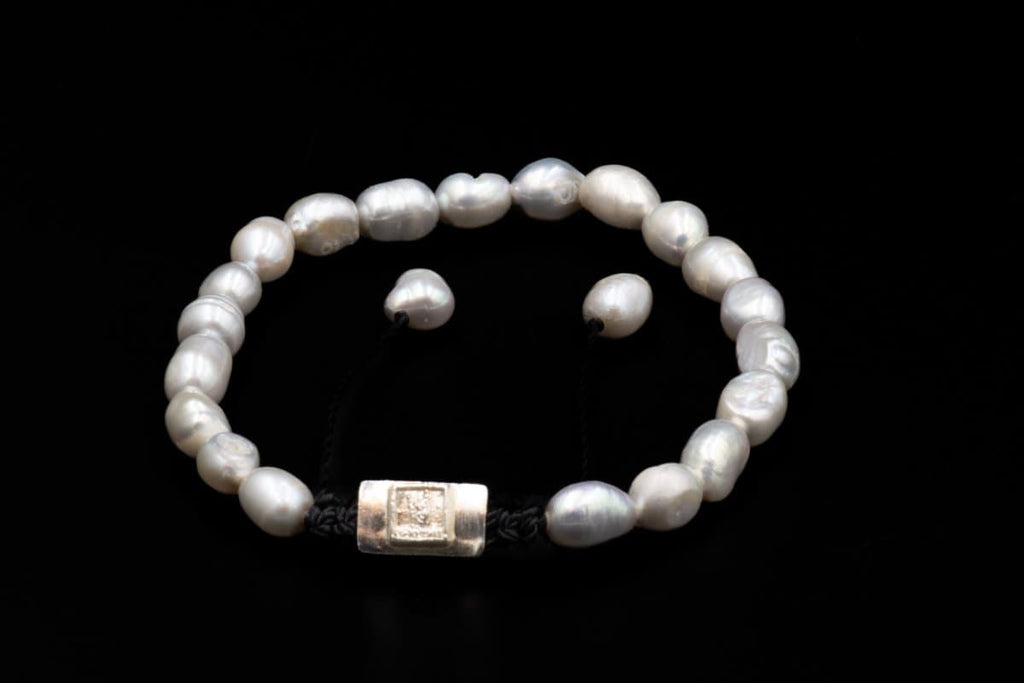 CULTIV WHITE PEARL BRACELET - Rock and Jewel