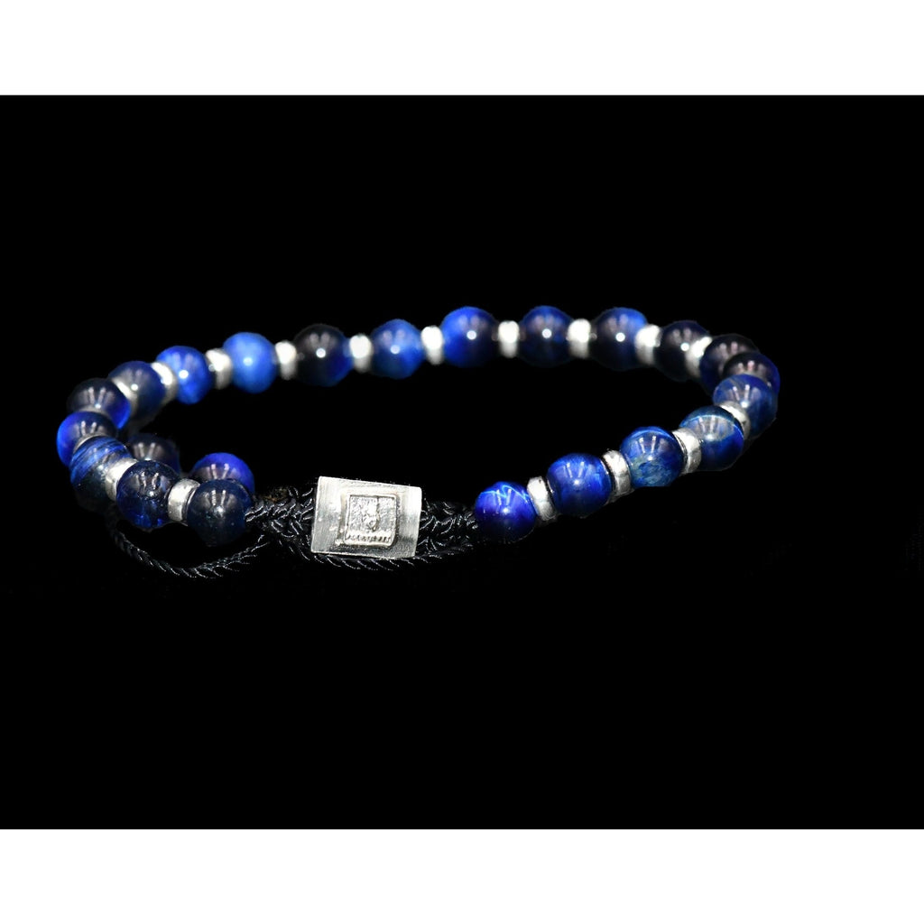 OJO DE TIGRE AZUL DONUT BRACELET