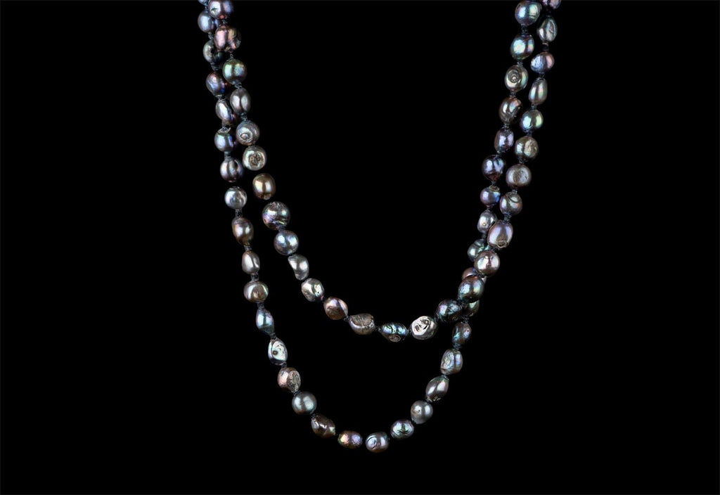 DOUBLE PEARL NECKLACE - Rock and Jewel