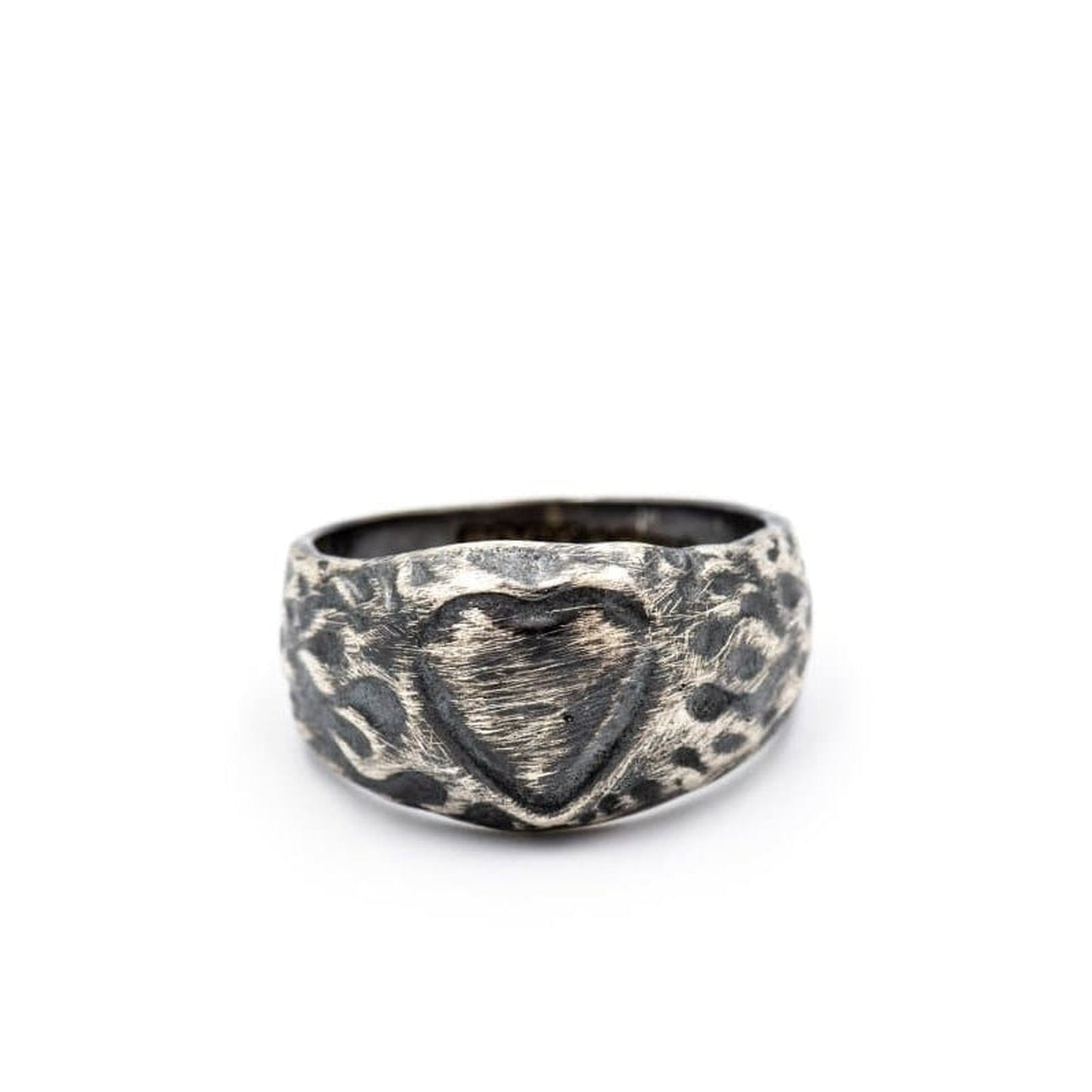 FLAMES HEART RING - Rock and Jewel