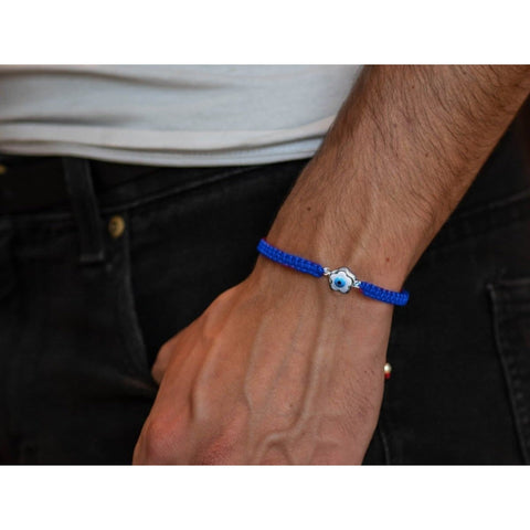 FLOWER LUCKY EVIL EYE BRACELET