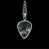 RJ GUITAR PICK ZIRCONIA BLANCA NEGRO