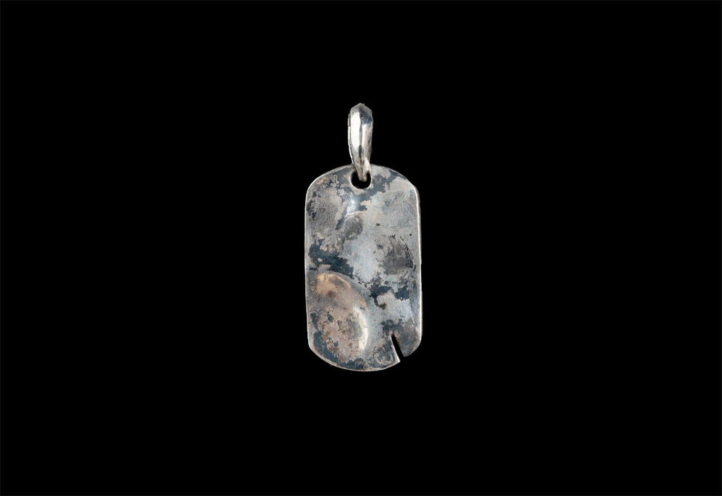 HAMMERED DOG TAG - Rock and Jewel