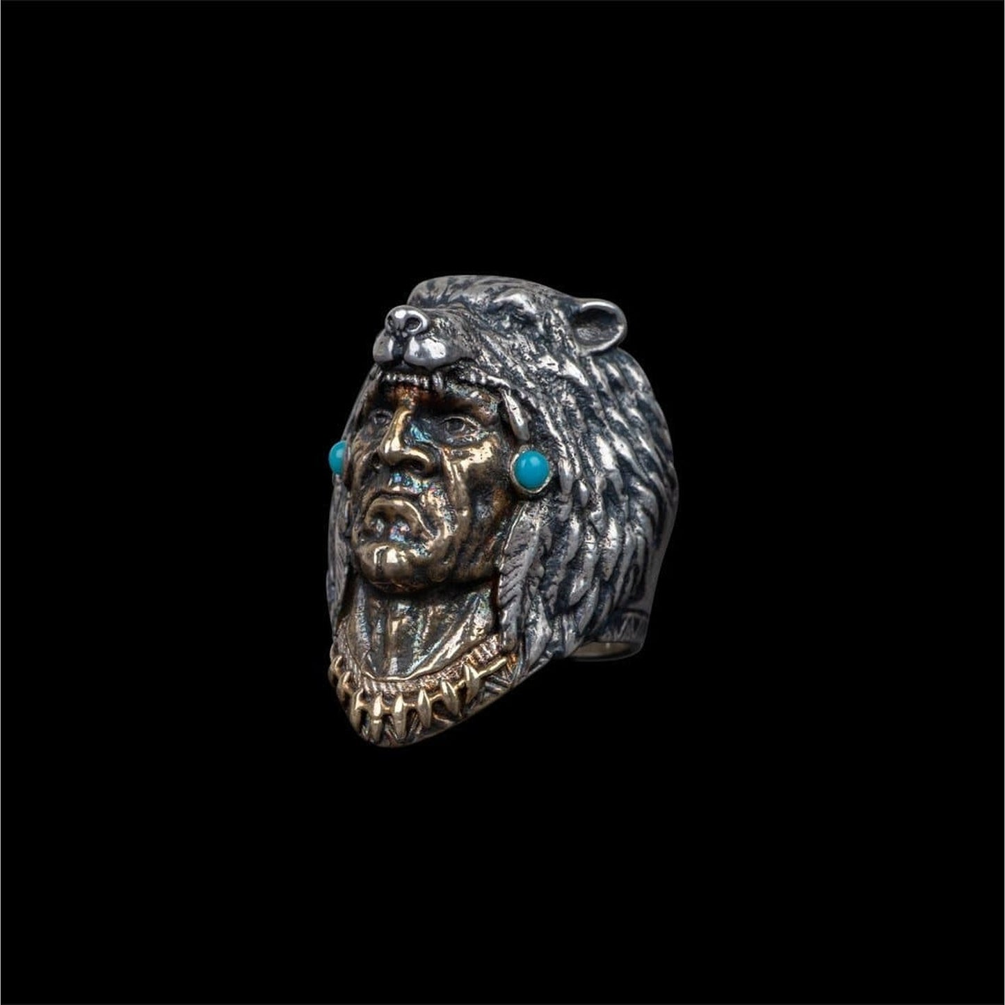INDIAN WOLF CHIEF - Rock and Jewel
