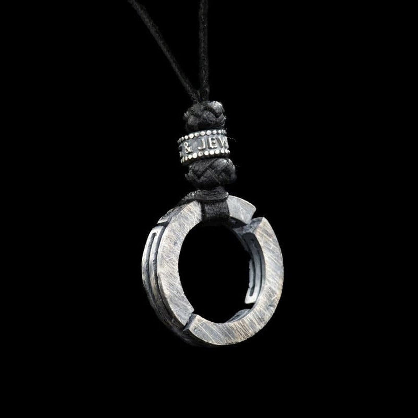 LABYRINTH LEATHER NECKLACE - Rock and Jewel