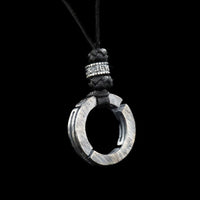 LABYRINTH LEATHER NECKLACE - Rock and Jewel