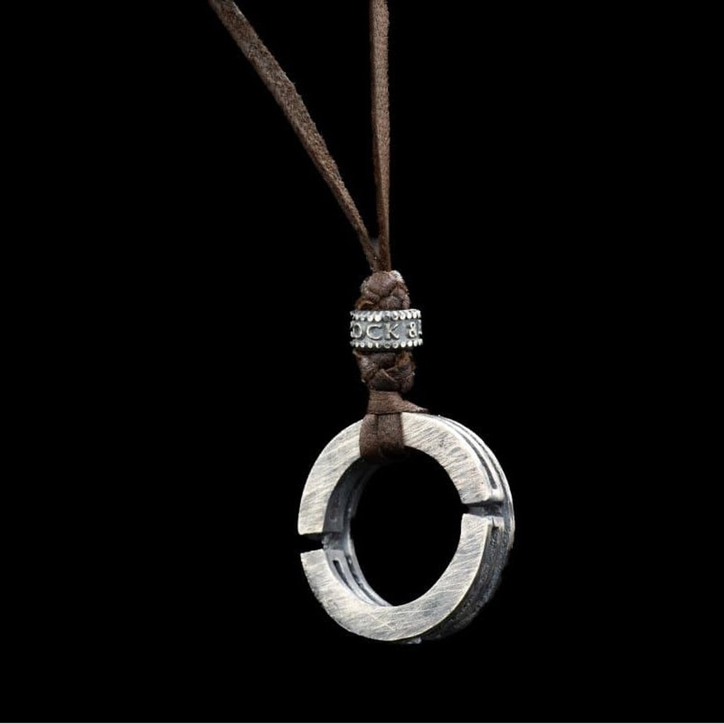 LABYRINTH LEATHER NECKLACE - Rock and Jewel