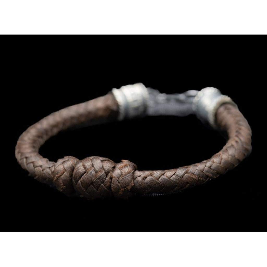 LEATHER KNOT BRACELET - Rock and Jewel