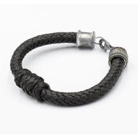 LEATHER KNOT BRACELET - Rock and Jewel