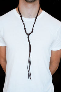 LEATHER NECKLACE - Rock and Jewel