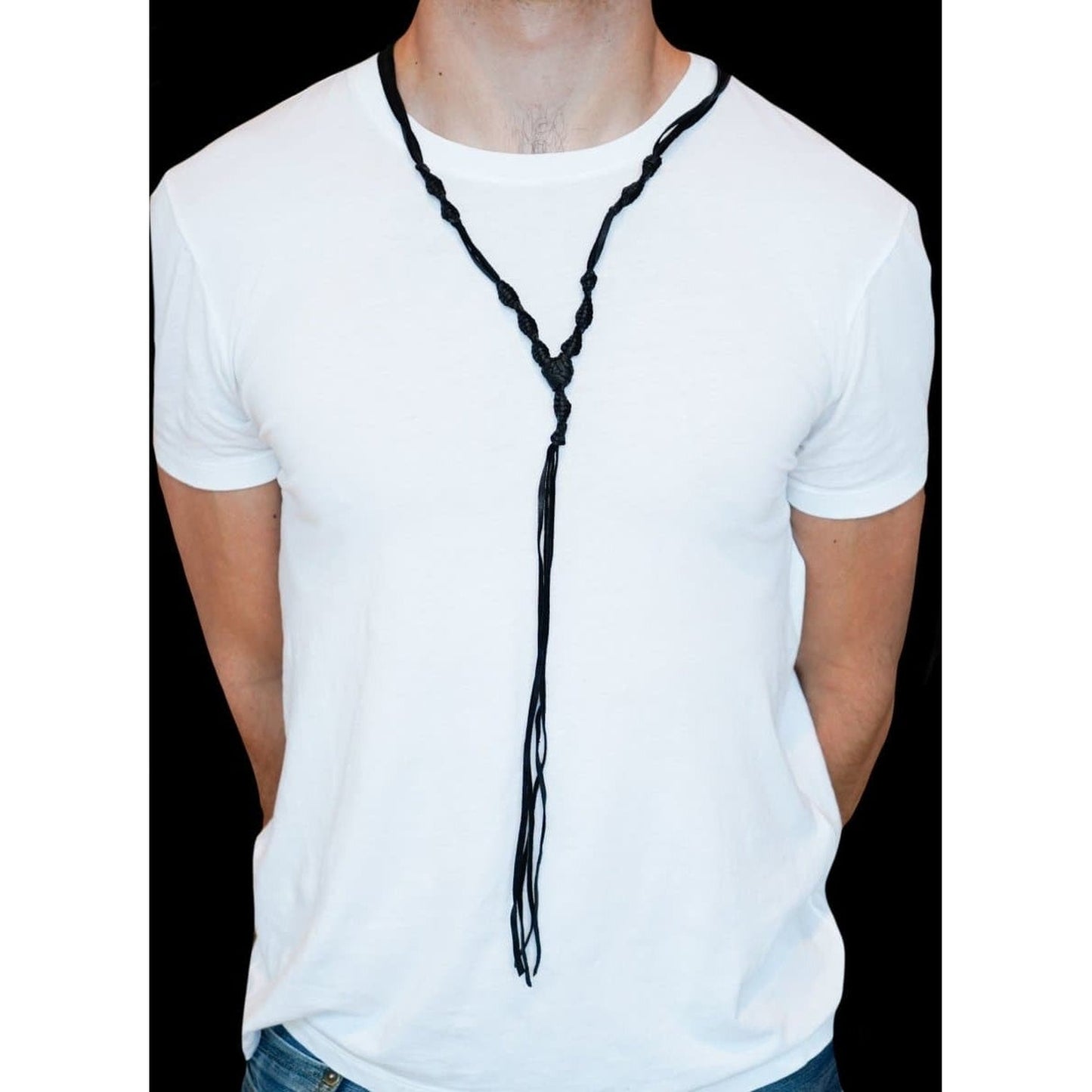LEATHER NECKLACE - Rock and Jewel