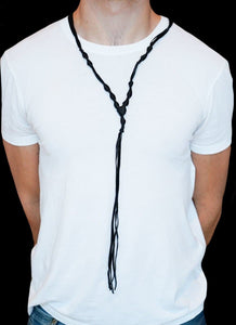 LEATHER NECKLACE - Rock and Jewel