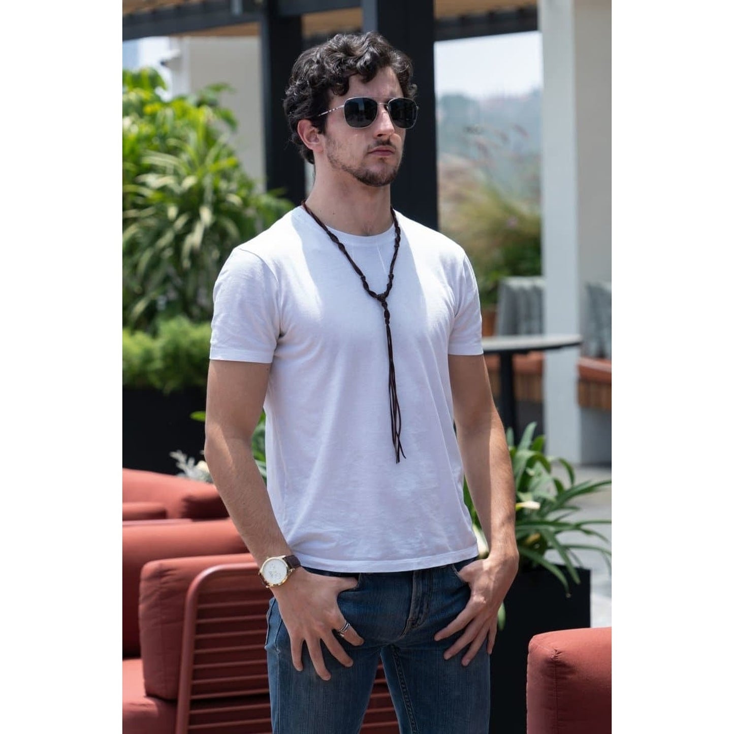 LEATHER NECKLACE - Rock and Jewel