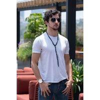 LEATHER NECKLACE - Rock and Jewel