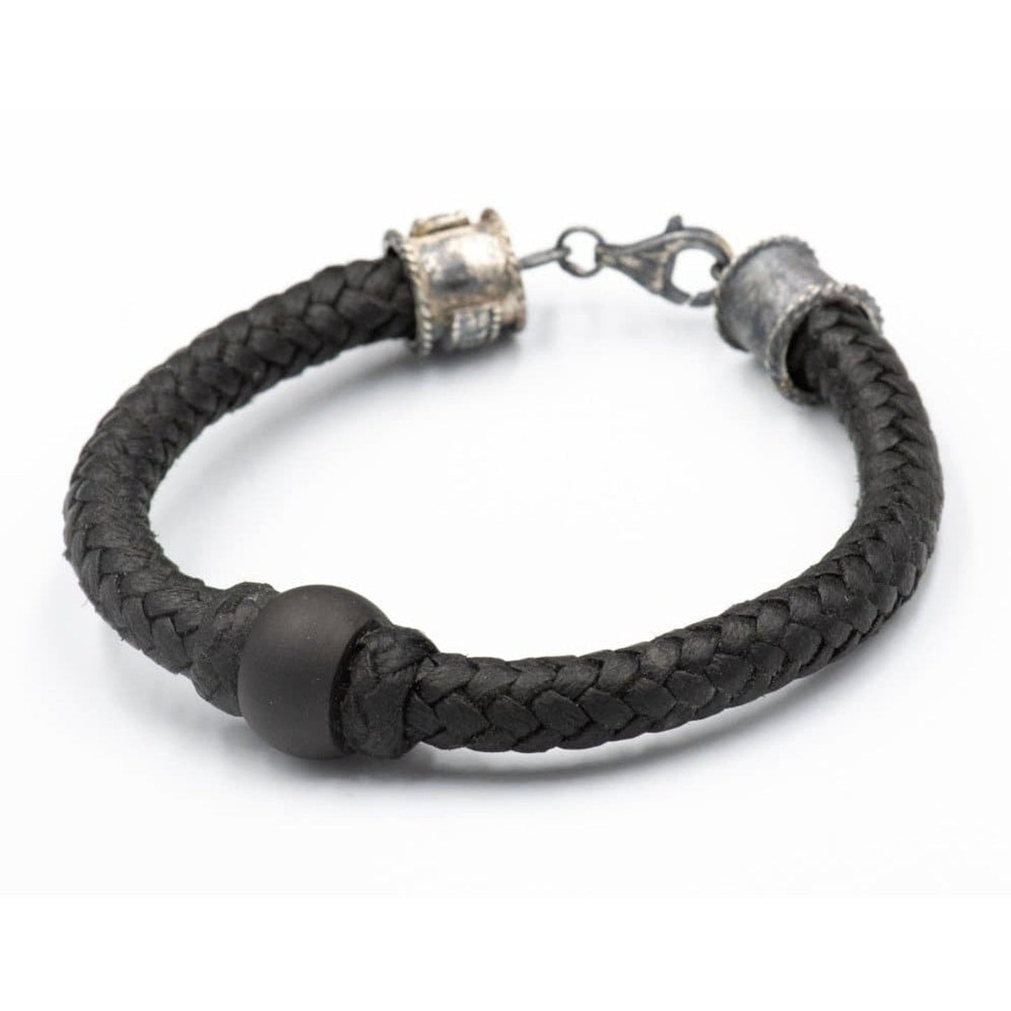 LEATHER STONE BRACELET - Rock and Jewel