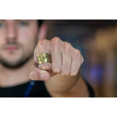 LIZARD RING DORADO