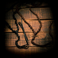 LONG LEATHER NECKLACE - Rock and Jewel