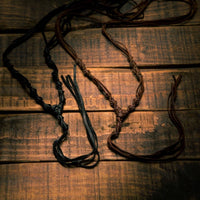 LONG LEATHER NECKLACE - Rock and Jewel