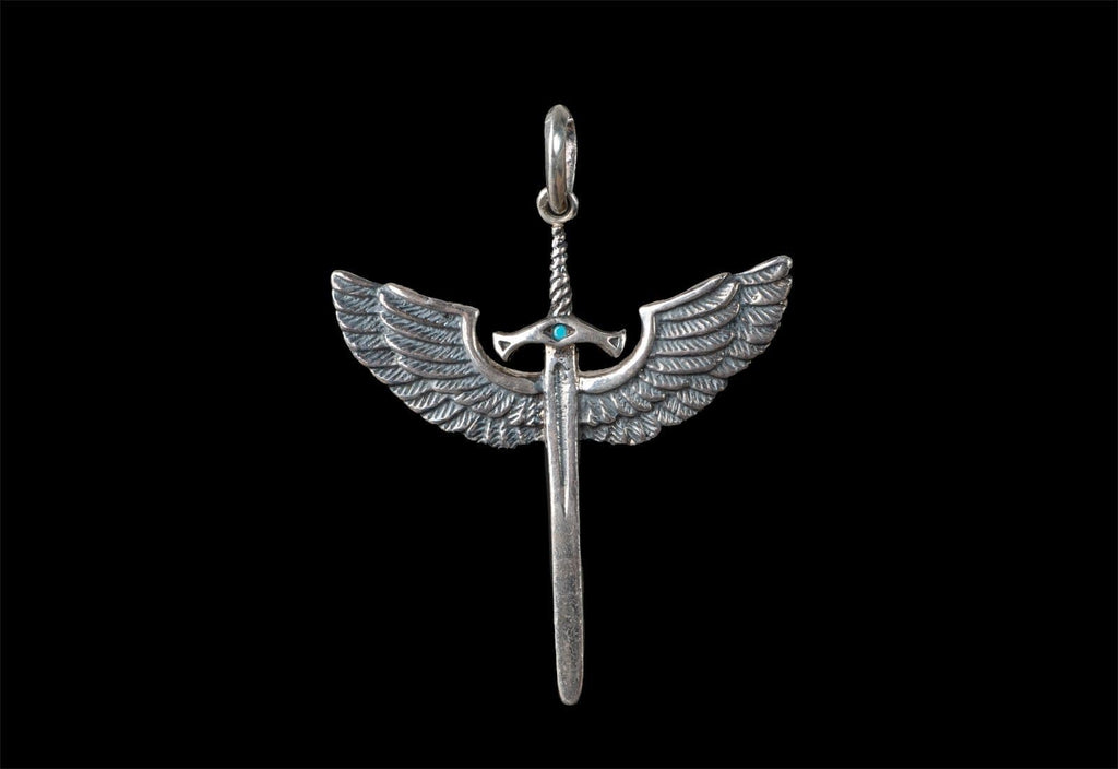 MICHAEL ANGEL PROTECTION SWORD WITH STONE - Rock and Jewel