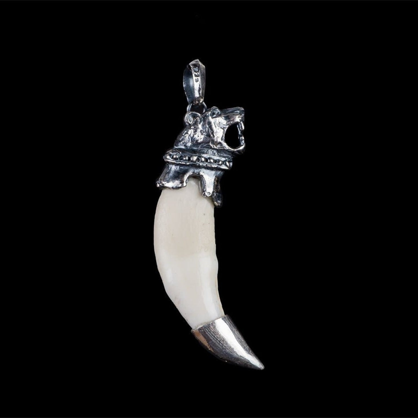 NATURAL WILD TUSK (WITH PANTHER) - Rock and Jewel