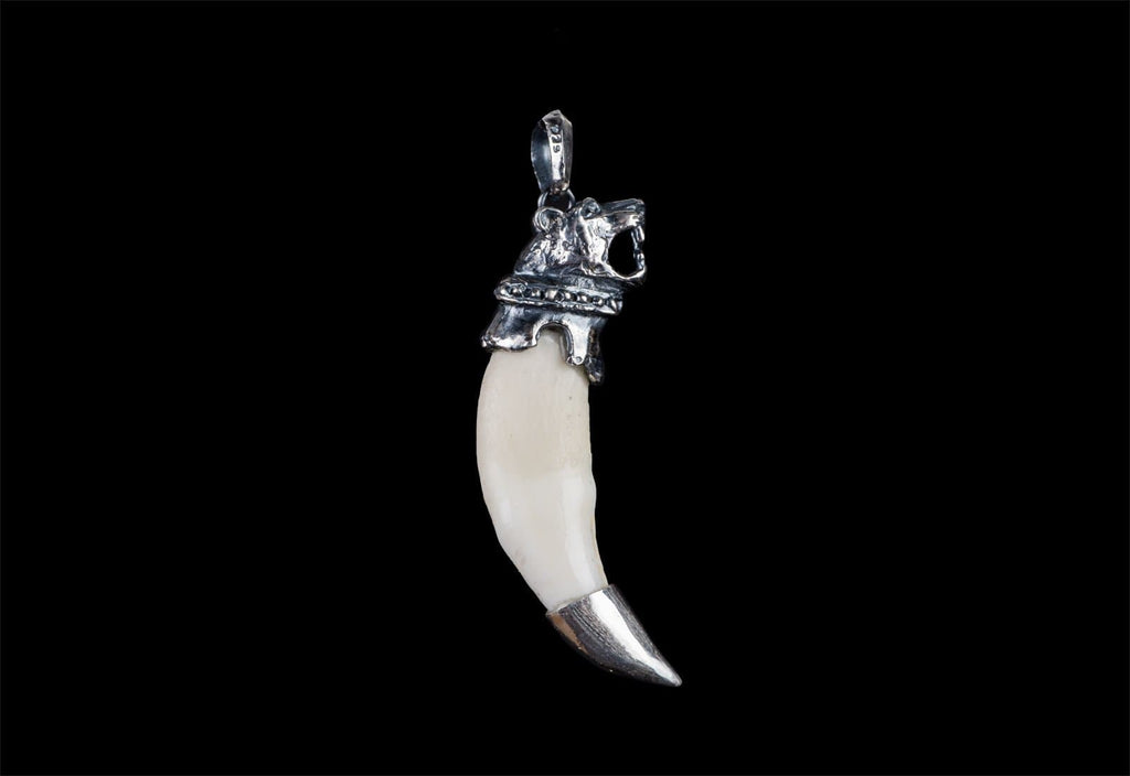 NATURAL WILD TUSK (WITH PANTHER) - Rock and Jewel