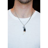 NATURAL WILD TUSK (WITH PANTHER) - Rock and Jewel