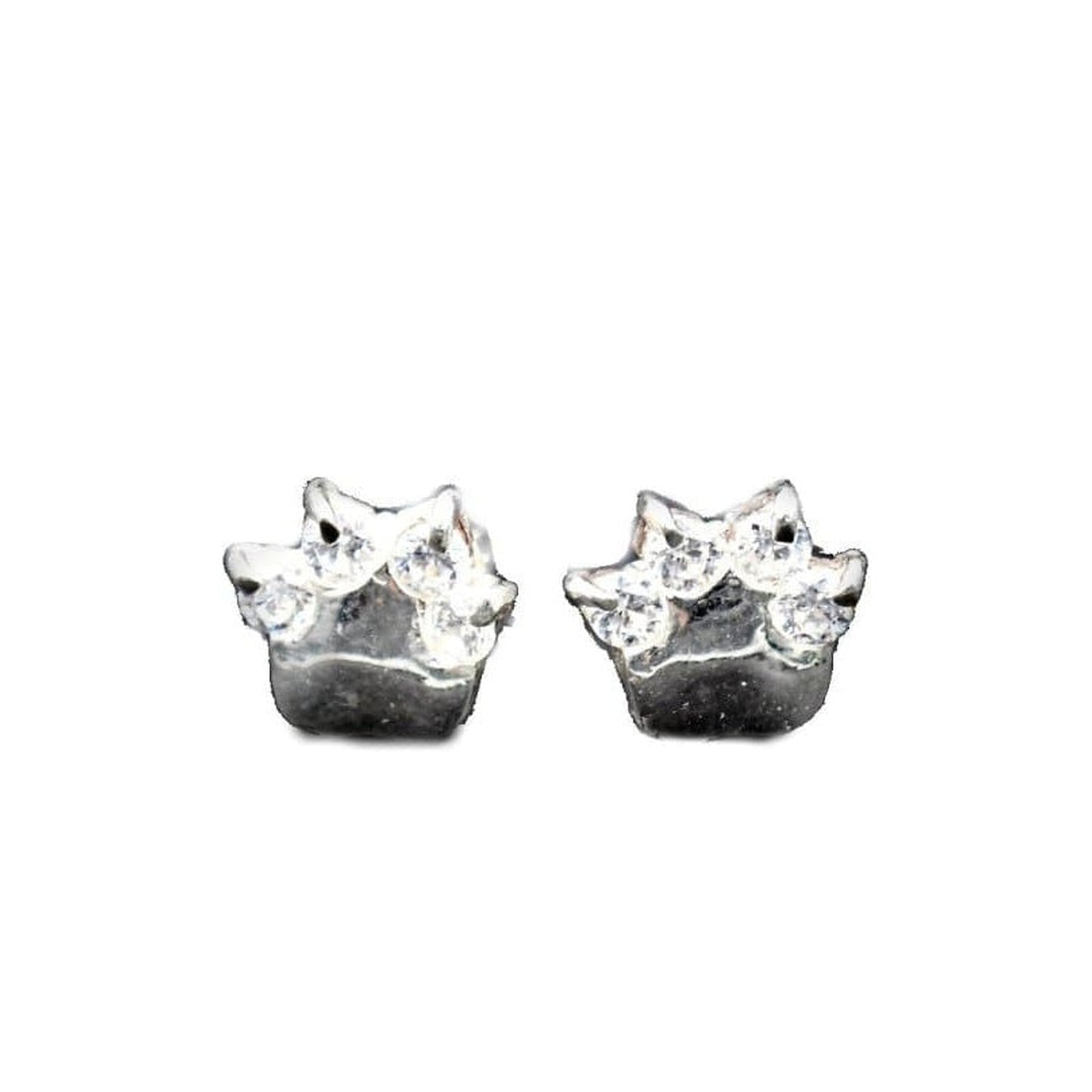 PAW EARRINGS WHITE - Rock and Jewel
