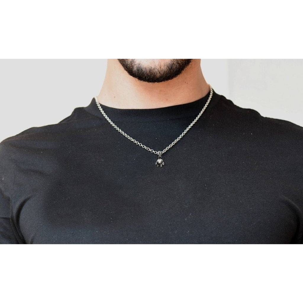 PAW PENDANT BLACK - Rock and Jewel