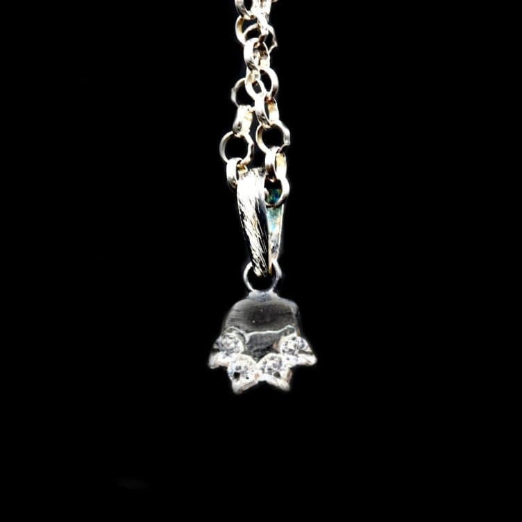 PAW PENDANT WHITE - Rock and Jewel