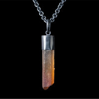 PINK AMBER QUARTZ DARK - Rock and Jewel
