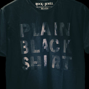 PLAIN BLACK SHIRT - Rock and Jewel