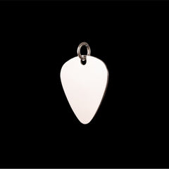 POLISHED SILVER GUITAR PICK