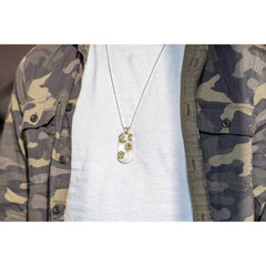 RJ BULLET DOG TAG GOLDEN