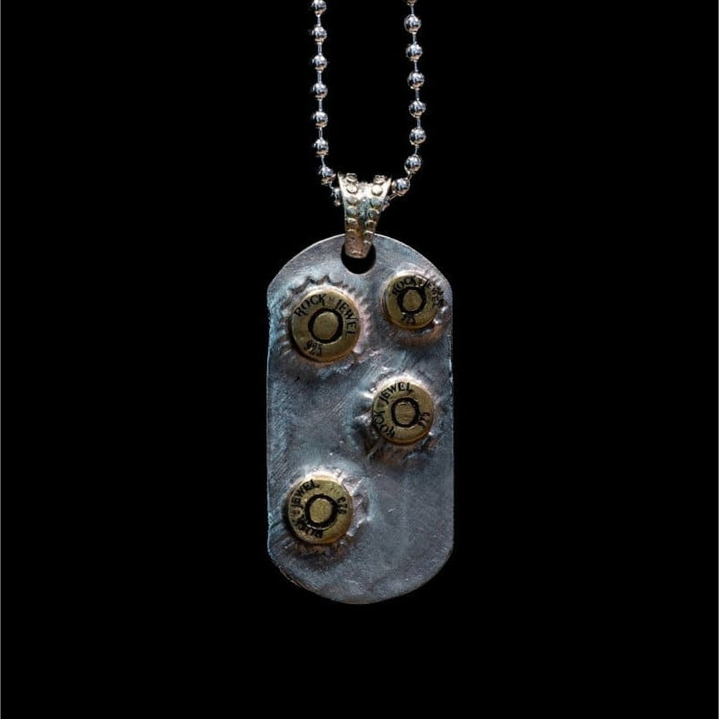 RJ BULLET DOG TAG G SMALL - Rock and Jewel