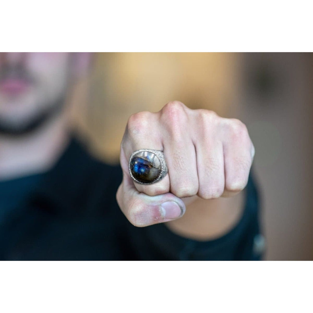 R&J LABRADORITE RING - Rock and Jewel