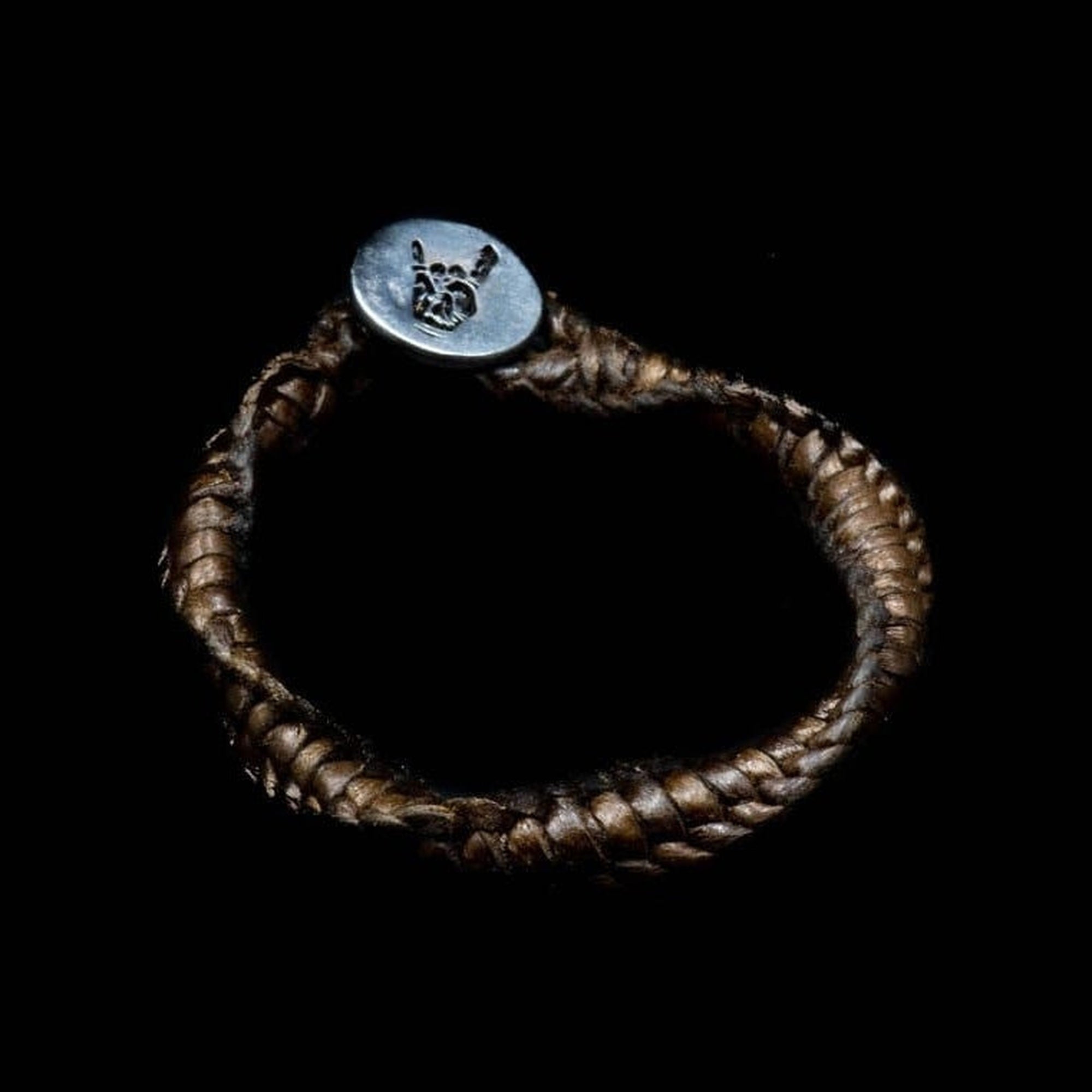 R&L SEAL LEATHER BRACELET