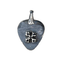 ROCK STAR PICK GUITAR GOTTIC CROSS (CON ZAFIRO) - Rock and Jewel