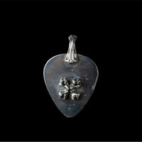 ROCK STAR PICK GUITAR GOTTIC CROSS (CON ZAFIRO) - Rock and Jewel