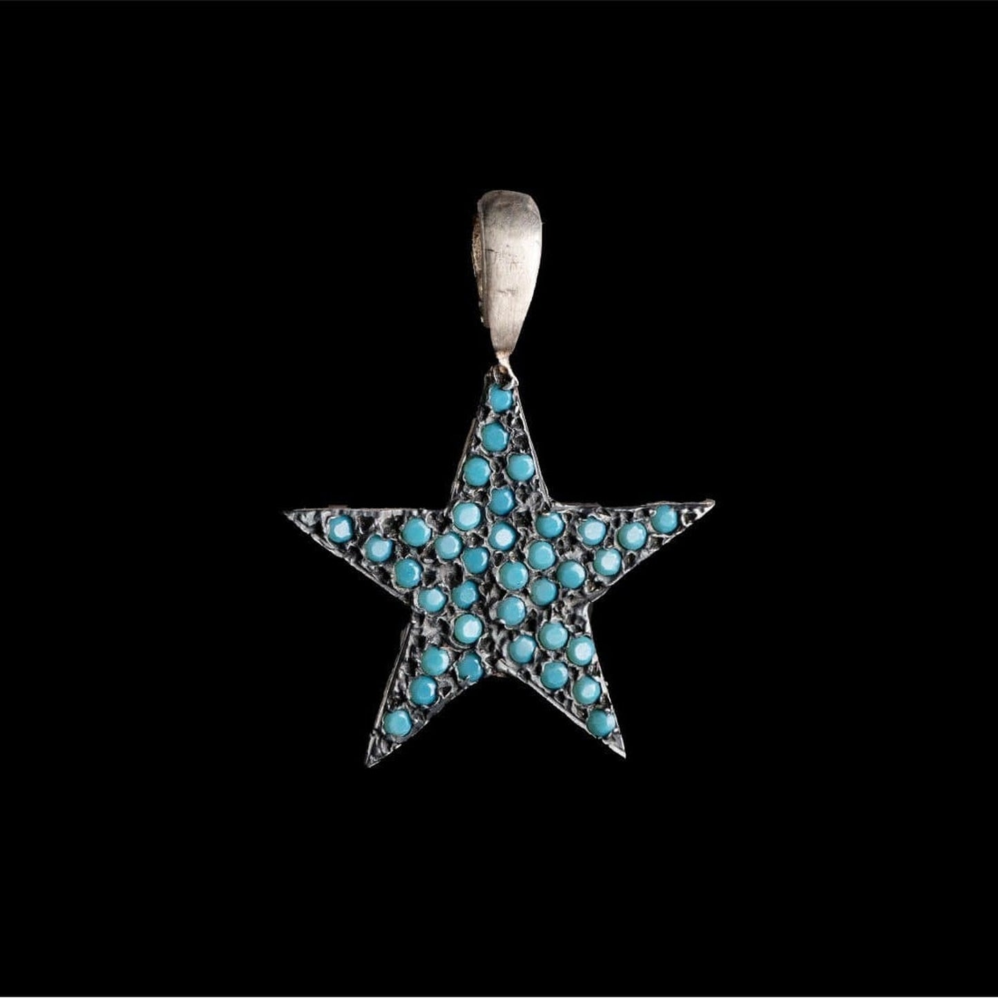 ROCK STAR SILVER MEDIUM (CON TURQUESA) - Rock and Jewel
