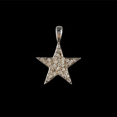 ROCK STAR SILVER MEDIUM (CON ZIRCONIAS BLANCAS - PAVE)
