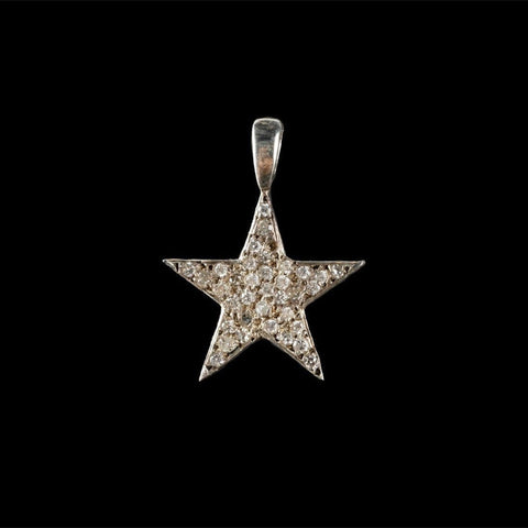 ROCK STAR SILVER MEDIUM (CON ZIRCONIAS BLANCAS - PAVE)