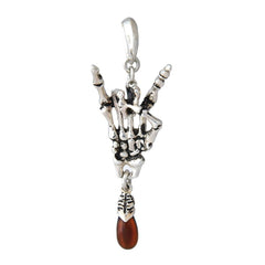 ROCKSTAR SKULL ROCK HAND (CON TURMALINA CAFÉ)