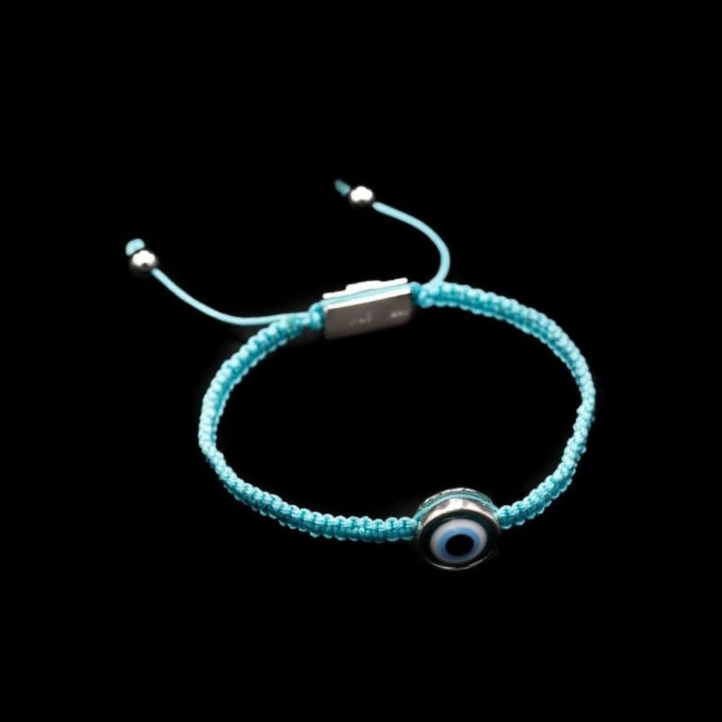 ROUND LUCKY EVIL EYE BRACELET - Rock and Jewel