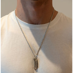 SILVER  BLOCK QUARTZ