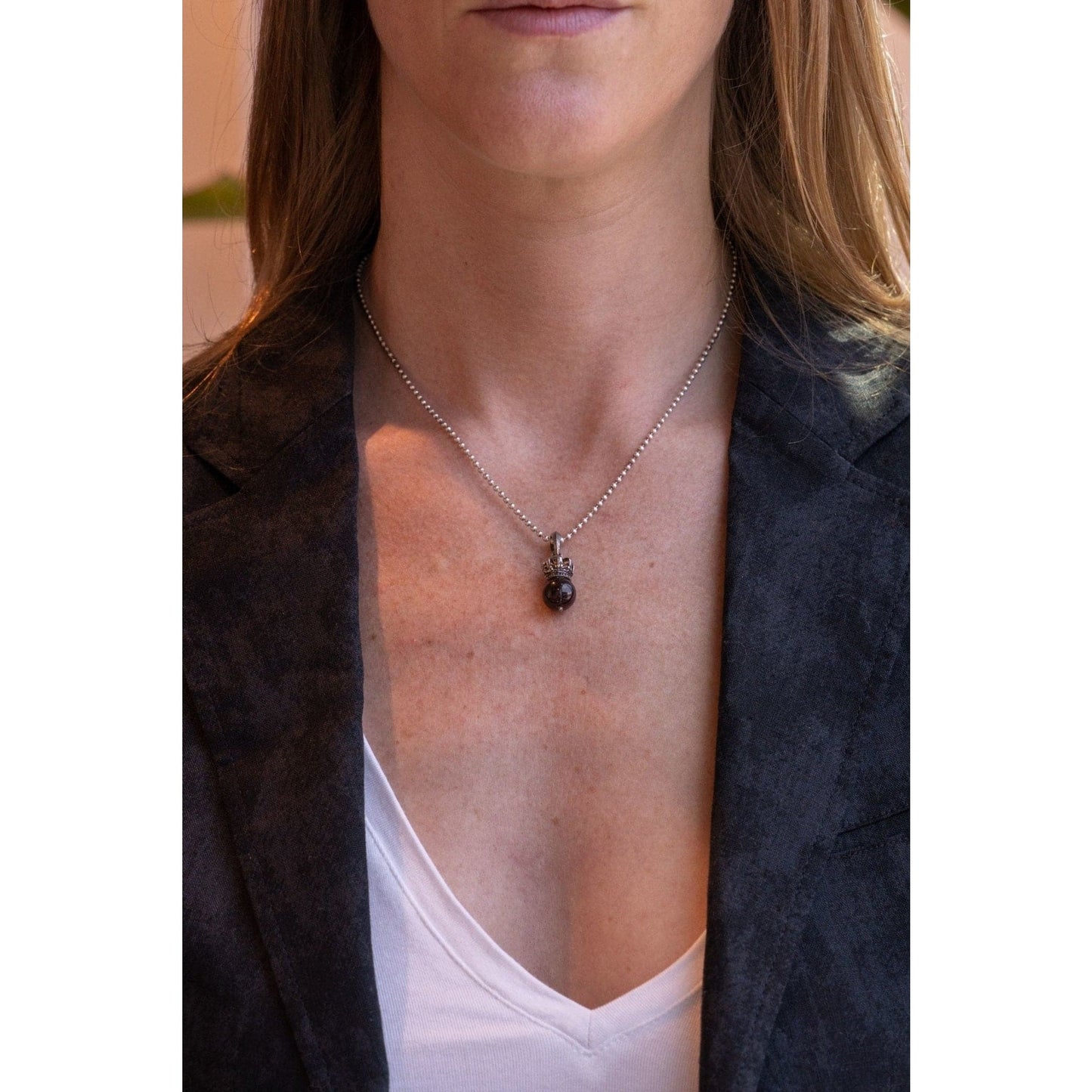 SILVER CROWN OJO DE TIGRE PEARL - Rock and Jewel